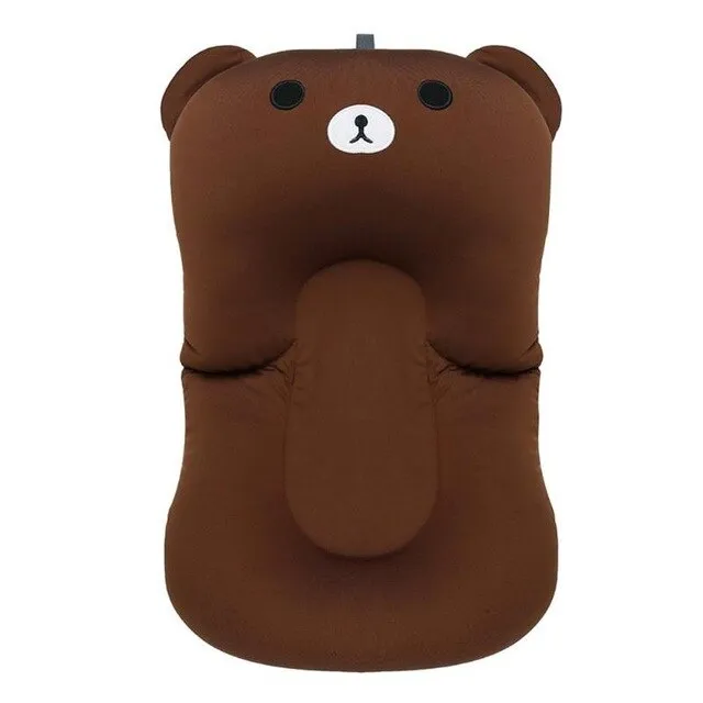 1set Non-Slip Babies Bathtub Mat Baby Shower Portable Air Cushion Bed Infant Bath Pad NewBorn Safety Security Bath Seat Support