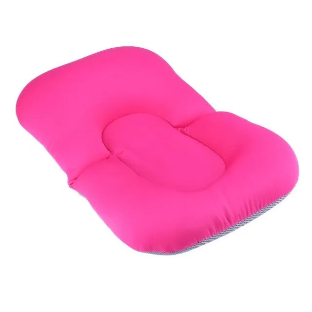 1set Non-Slip Babies Bathtub Mat Baby Shower Portable Air Cushion Bed Infant Bath Pad NewBorn Safety Security Bath Seat Support