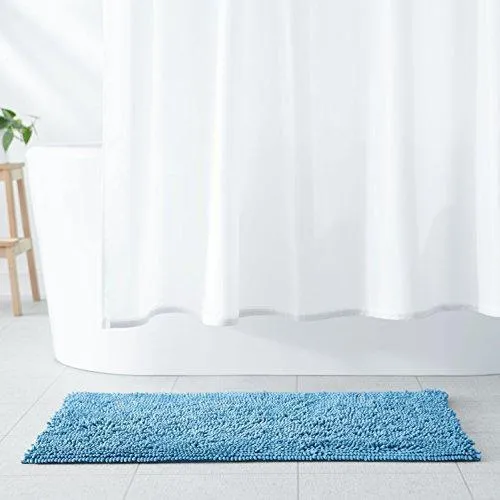 2-Pack Amazon Basics Microfiber Shag Bathroom Mat with Non-Slip Backing
