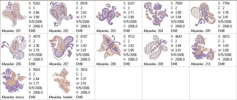 Butterfly Paisley