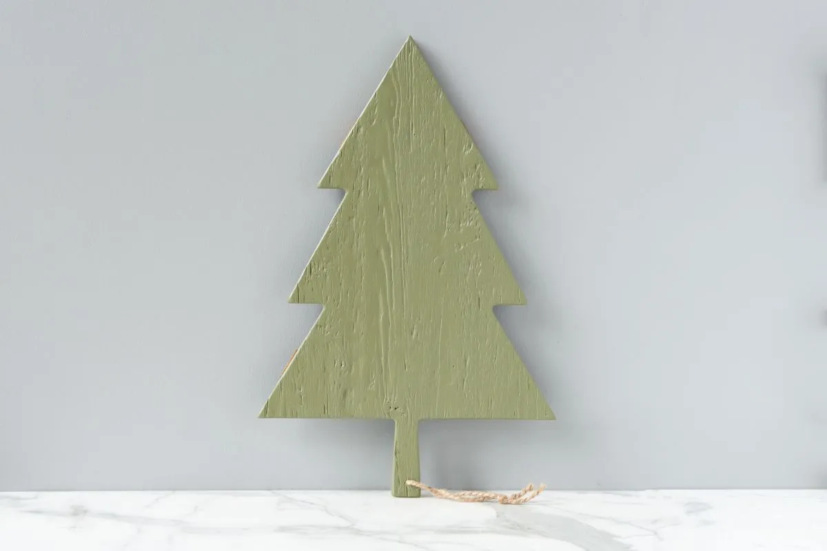 Christmas Tree Charcuterie Board in Sage