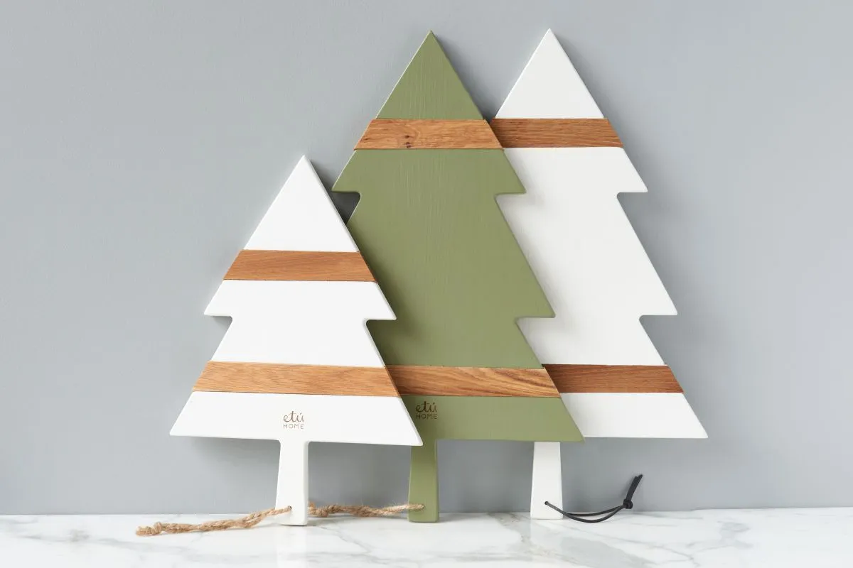 Christmas Tree Charcuterie Board in Sage