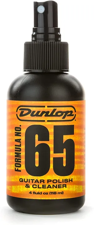 Dunlop Formula 65 Guitar Polish and Cleaner, 4 Fluid Ounces