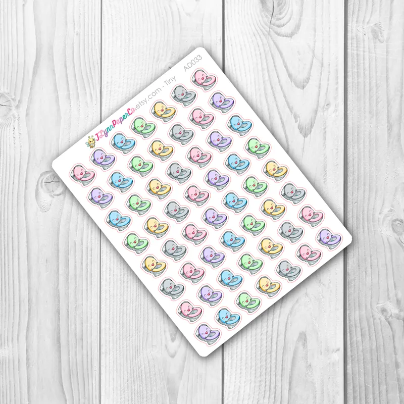 Kawaii Toilet Stickers | AD033