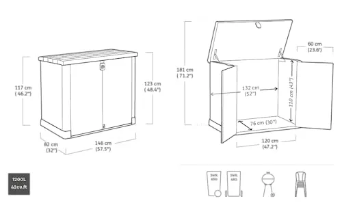 Keter Store It Out Pro Outdoor Storage Shed (New)