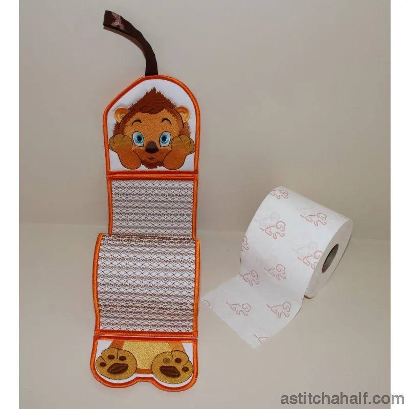 Lubaya the Lion Toilet Roll Holder