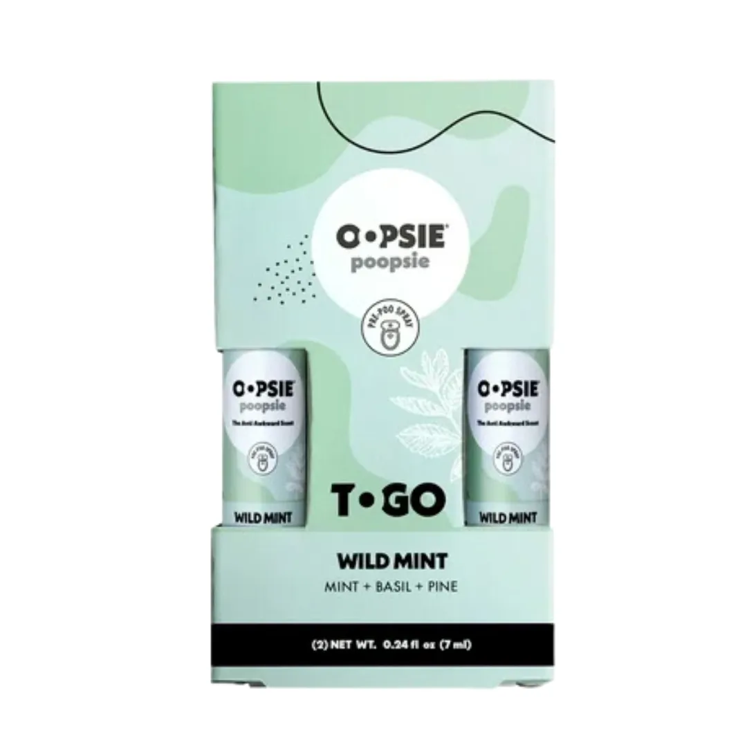 Oopsie Poopsie To-Go (2 Pack) Pre-Poo Spray