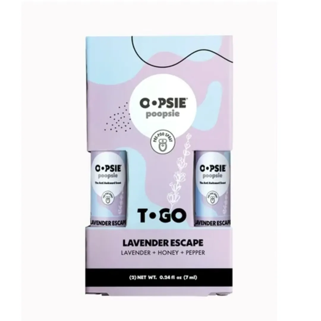 Oopsie Poopsie To-Go (2 Pack) Pre-Poo Spray