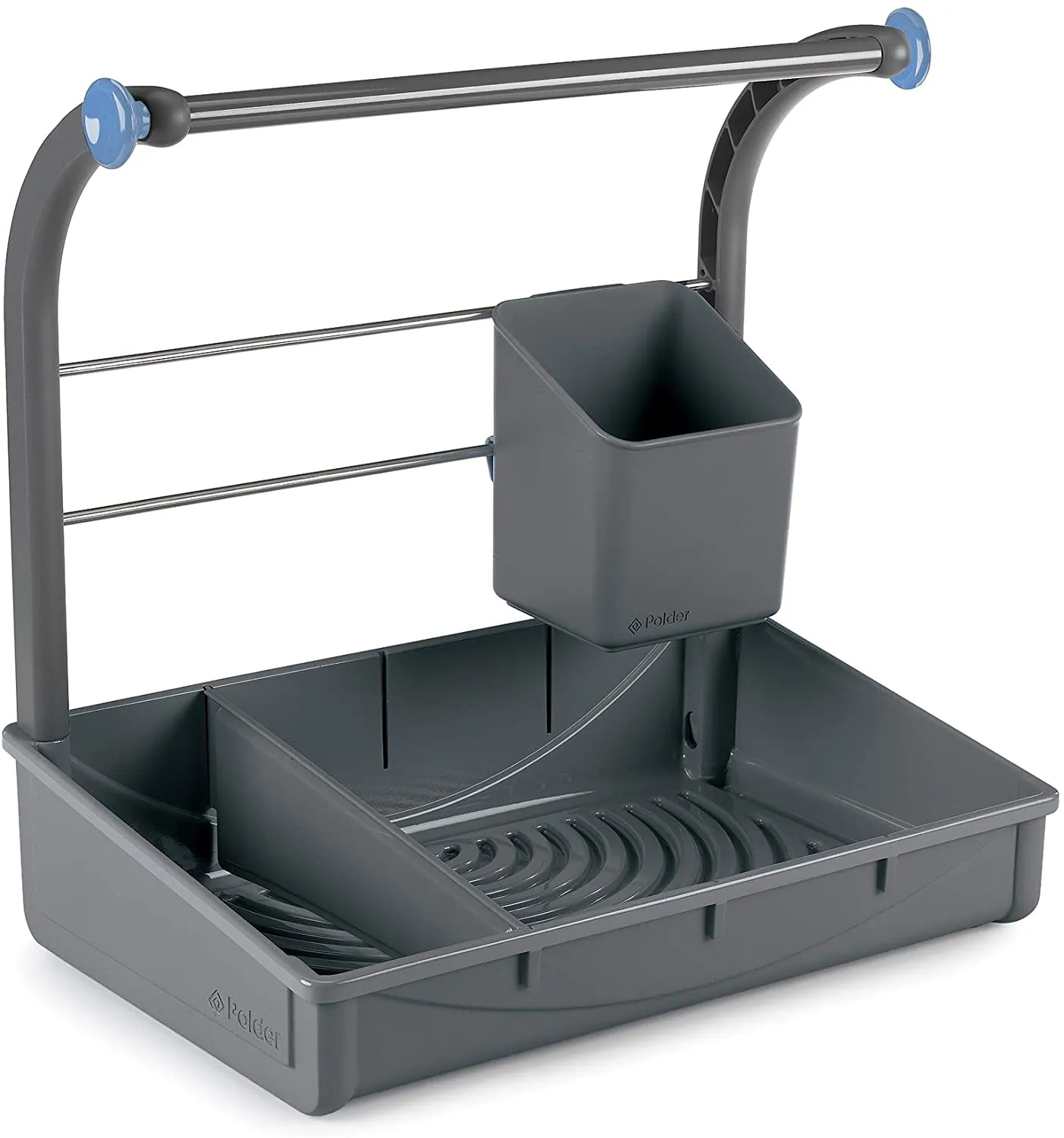 Polder Under Sink Cleaning Supplies Organizer/Storage Caddy (Gray)