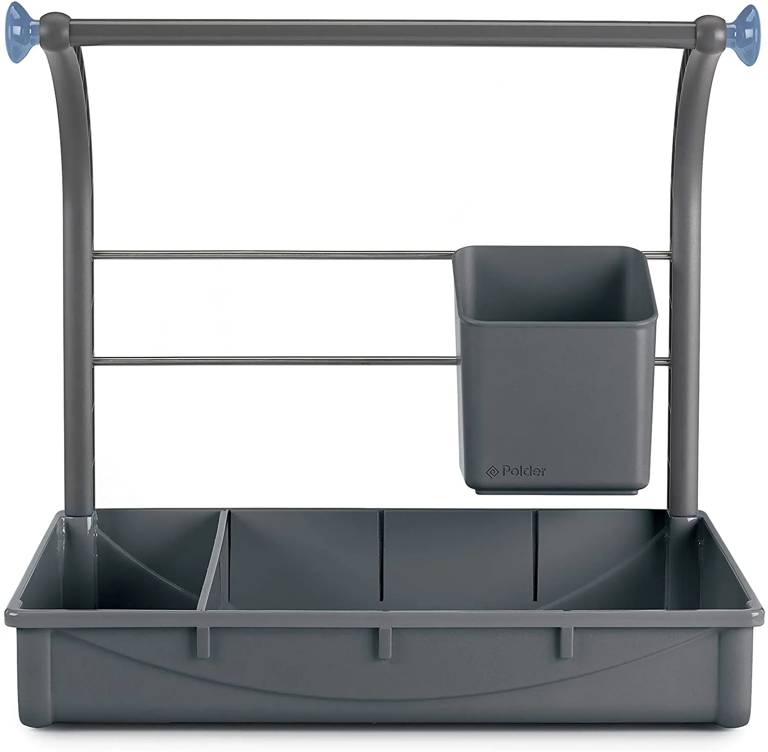 Polder Under Sink Cleaning Supplies Organizer/Storage Caddy (Gray)