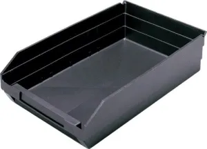 Quantum QSB110CO Conductive Shelf Bins, 11.13" x 17.88" x 4"
