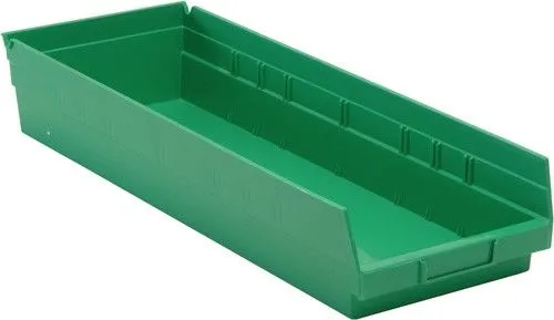 Quantum QSB114 Economy Shelf Bins, 8.38" x 23.63" x 4"