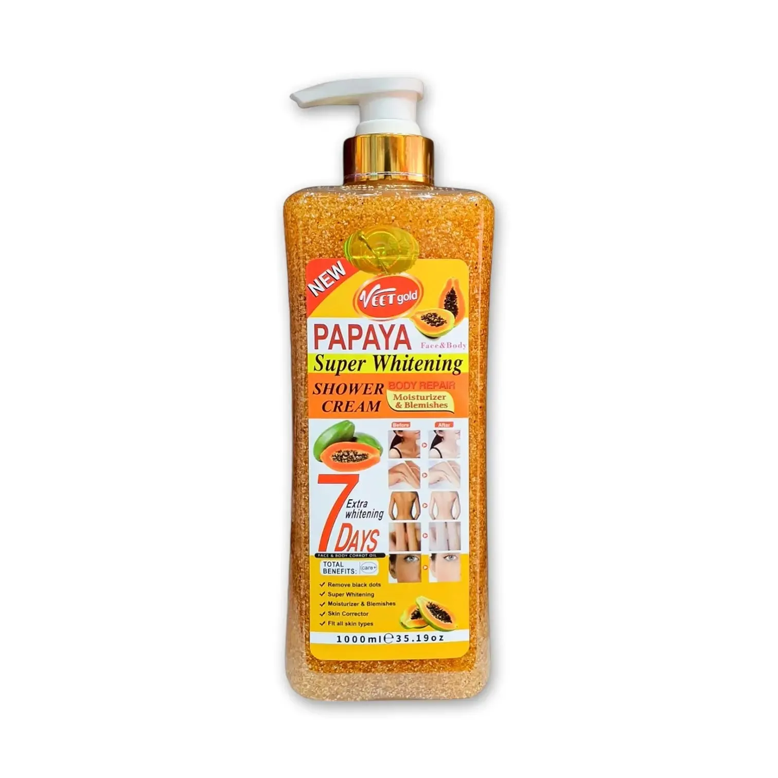 Veet Gold Super Brightening Shower Cream 1000ml