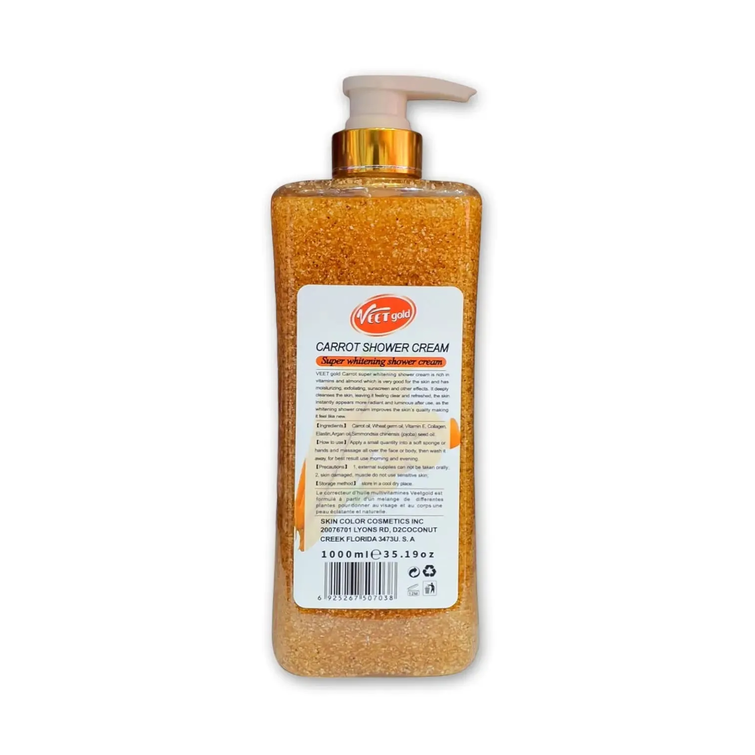 Veet Gold Super Brightening Shower Cream 1000ml